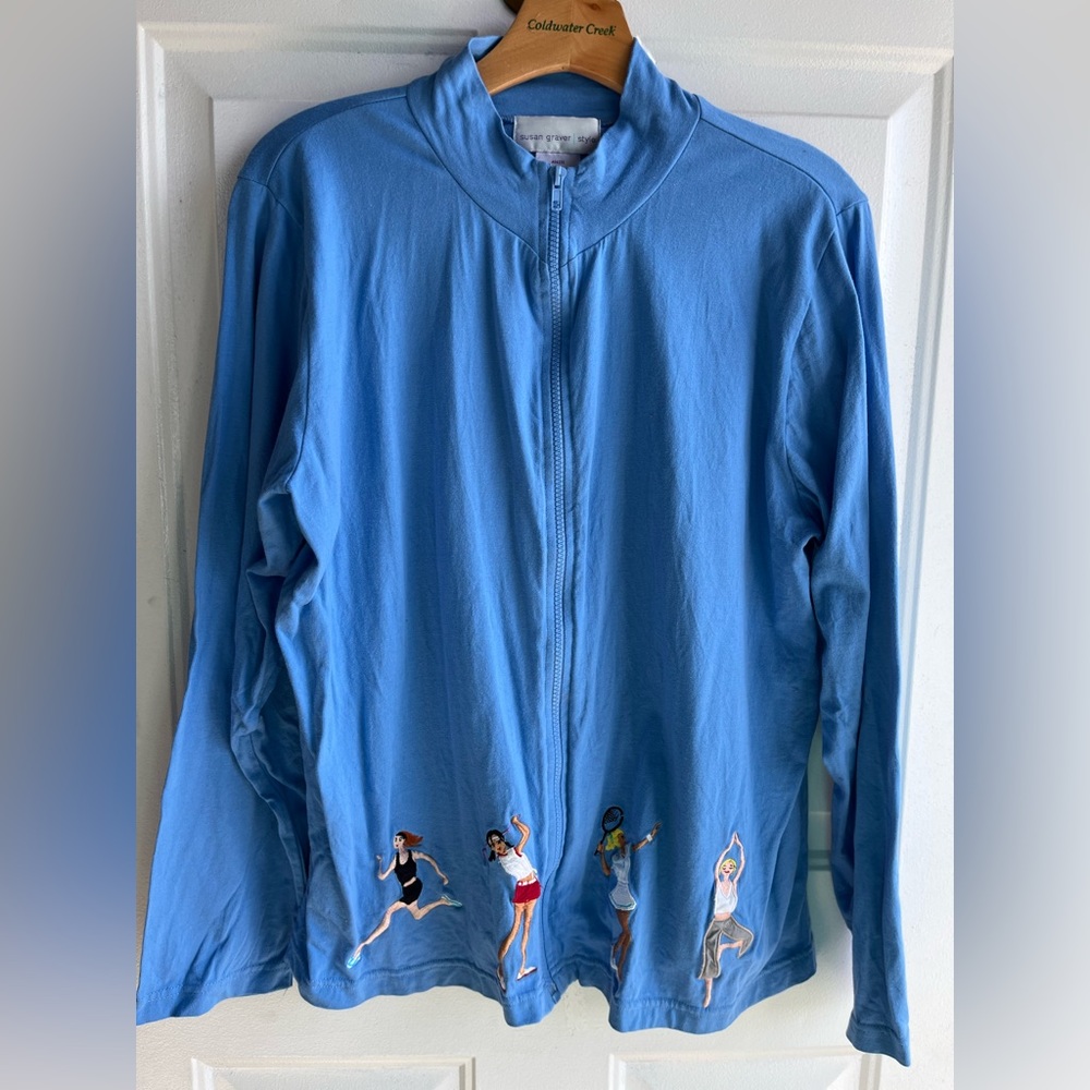 Susan Graver lightweight jacket in Xl